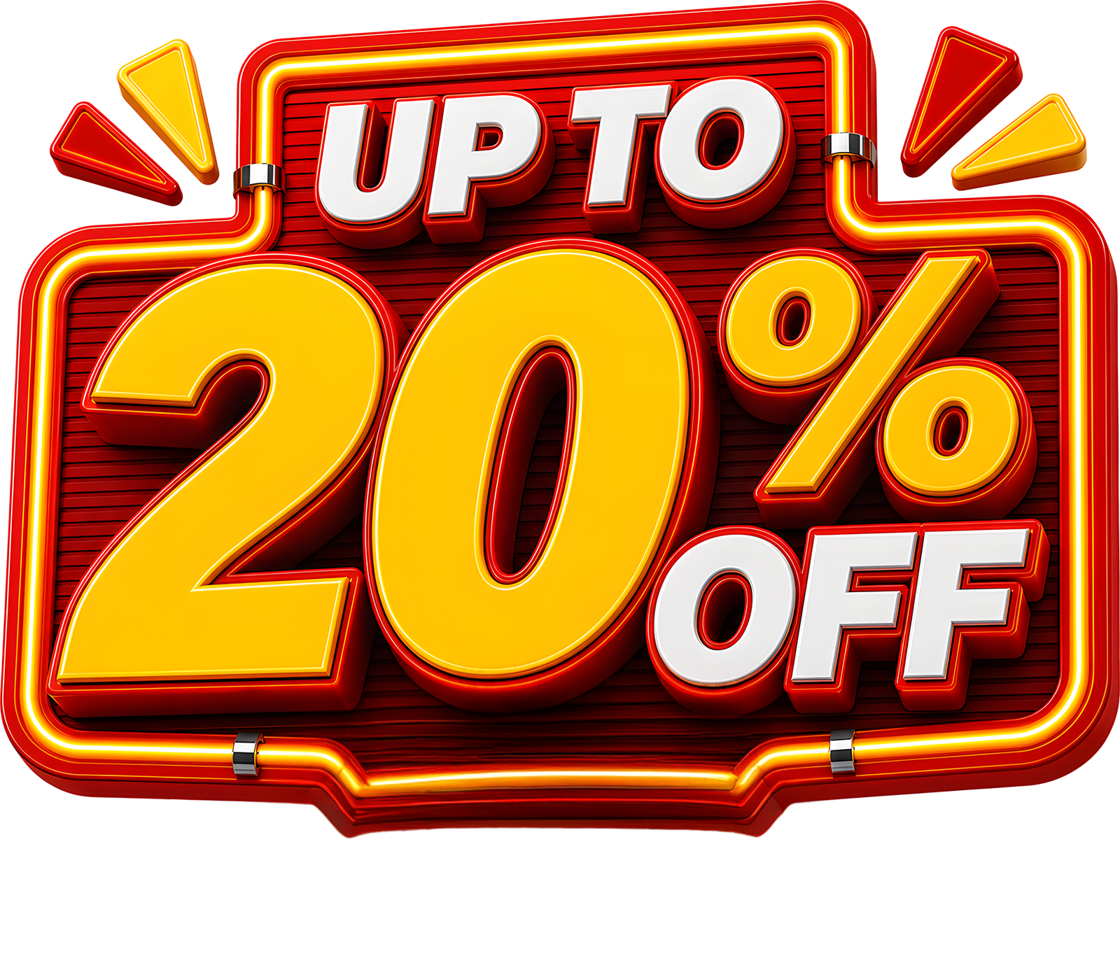 Up to 20% off